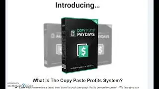 Copy Paste Paydays Review + Bonuses