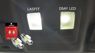How to Install LED Bulb into the Map Lights of a 2015 Mazda 3 - LASFIT 28mm Bulb Size