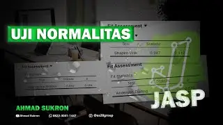 UJI NORMALITAS JASP : KOLMOGOROV SMIRNOV, SHAPIRO WILK DAN ANDERSON DARLING ‼️