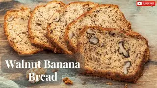 Don't throw out those bananas! | Walnut Banana Bread #recipe