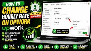 How to change hourly rate on Upwork only just in 5 minutes?