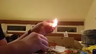 Nine volt firestarter