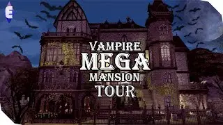 The Sims 4 House Tour | Vampire Mega Mansion