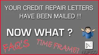 My credit repair letters just mailed, now what do i do