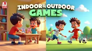 Fun Indoor & Outdoor Games for Kids | Active Play & Learning #babysongs #cartoon #kidseducatio #kids