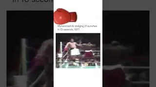 Muhammad Ali dodges 21 punches in 10 seconds