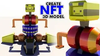 NFT 3dD Model  Game Art for  Sale: How to Create 3D NFT Game Art In MAYA:Create NFT 3D Model in MAYA