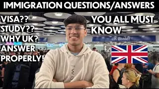 UK Immigration Airport Questions For International Students | UK Immigration | January Intake 2025