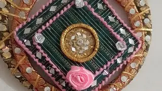 Wall hanging from waste lases and cardboard #ytviral #youtubeviralvidio #diy #craft 