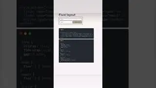 Easy fluid layout #csstricks #coding #css3animation #responsivecss #cssanimation #shorts