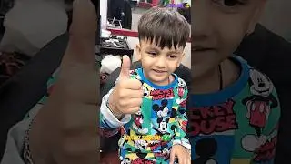 Cute boy haircut tutorial 😜✅#hairstyle #cutebaby #youtubeshorts #youtube #mullethaircut