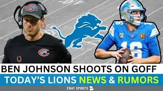 Detroit Lions News: Ben Johnson Takes Shot at Jared Goff, Aidan Hutchinson Contract + Trade Rumors