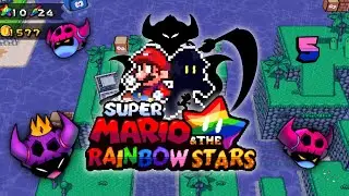 Super MARIO and the RAINBOW STARS Daredevil difficulty, part 5, World 1