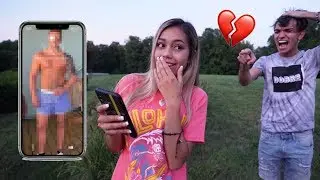 I Put My EX BOYFRIEND As My Background PRANK! (backfires)