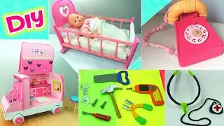 5 Ideas de Juguetes caseros CON MATERIAL RECICLADO ♻️Ideas of homemade toys WITH RECYCLED MATERIAL
