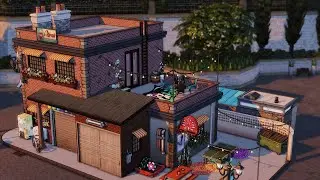 🎤Windenburg Karaoke Bar / Quad Manor | The Sims 4 - Stop motion build (No CC)