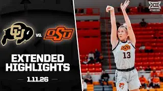 Colorado vs. Oklahoma State Extended Highlights | 2025-26 Big 12 Women's Basketball