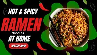 Hot and Spicy Ramen Noodles Recipe  #ramen #spicynoodles#ramenrecipe#cookingmagic#nisa'scookingmagic