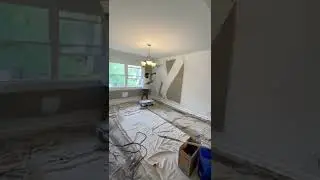 How to paint a wall with an 18 inch 😱 roller‼️ color by Sherwin Williams &ldquo; SW 7005 Pure White&rdquo;