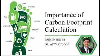 Importance of Carbon Foot Print Calculation by Dr Ayyaz Uddin