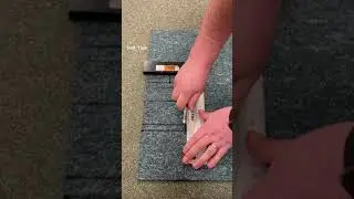 #shorts How to cut Carpet around the door frame