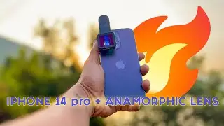 Shooting Cinematic Footage with iPhone 14 Pro and Anamorphic Lens 🔥 | Lights, Camera , Sammy !