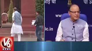 Centre Breaks 92 Years History Of Railway Budget | Merges In Union Budget | V6 News