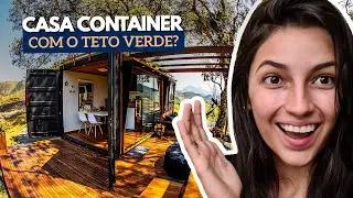 CASA CONTAINER IDEIAS TODA DIY COM LAJE VERDE BAIXO CUSTO / CONTAINER DAS AURAC&Aacute;RIAS