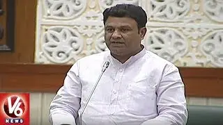 TRS MLA Bigala Ganesh Gupta Speech In Telangana Assembly | Budget Sessions | V6 News