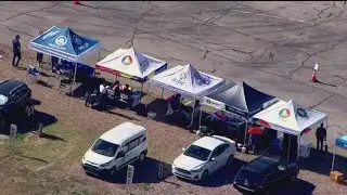 Food giveaway draws crowd in Gwinnett County