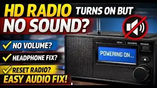 How to Fix ANY Digital HD FM Radio NO SOUND But Still Turns On Revo Sangean Roberts Pure Ruark Ocean