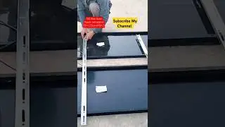 Easy 150 Watt Solar Panel Installation at Home Part 2 | L2 Stand Fitting #diysolar #solarsteam