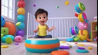 Naughty Toy Drum Rolled Away | Nursery Rhymes for Kids & Baby Songs