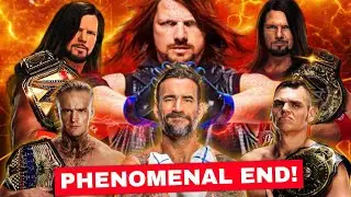 5 Dream Matches in AJ Styles Retirement Tour! AJ Styles vs CM Punk, AJ Styles WWE Champion