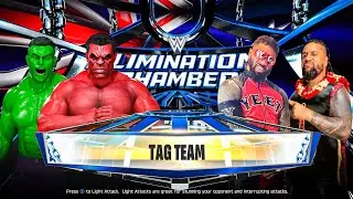 The Usos vs. Hulk & Red Hulk | Tag Team Match | WWE 2K25 Gameplay