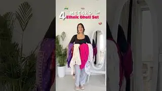 #meeshofinds Dhoti Kurta Set Haul 🪷✨ #shorts #viral #meesho #meeshohaul #dhotistyle #kurta #fyp