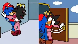 Castle Party 💙Sonadow❤️🖤Mephilver🤍💚Manourge💚 Comic Dub ♡special♡