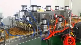 Custard cake production line