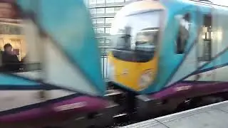 Train departure from Manchester Piccadilly railway station this afternoon.2.12.25