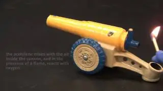 calcium carbide cannon (acetylene combustion)