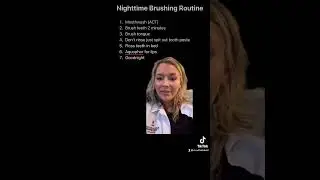 Nighttime brushing routine #shorts #braces #orthodontist #teeth #invisalign #dentist #retainer