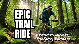 Thrilling 4K MTB Ride #mtb #trails #toronto