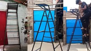 How to make folding ladder, Best folding ladder. लोहे की फोल्डिंग सिढी कैसे बनाये।