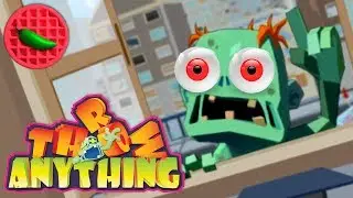 ZOMBIES VS HOUSEHOLD OBJECTS! -- Let's Play Throw Anything (Early Access)(HTC Vive VR Gameplay)