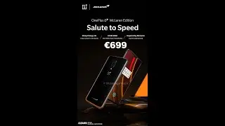Смартфон OnePlus 6T McLaren Edition оценили в 699 евро
