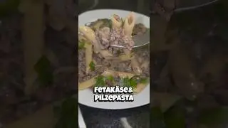 Feta K&auml;se & Pilze Pasta 🧀🍝 #shorts