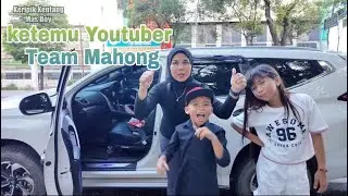 Ara & Alvaro ke taman Ahmad Yani melihat Youtuber sedang ngonten #keripikkentangmasboy #youtube 