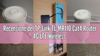 Recensione del TP-Link TL-MR110 Cat4 Router 4G LTE Wireless N300Mbps, Router WiFi con Sim, Due Anten