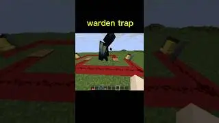 Minecraft Warden Trap: Super-Easy Guide to Avoiding Villager Spawn #minecraft pojavluncher #yt short