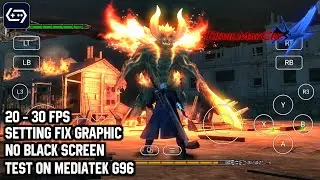 Test Devil May Cry 4 Gamehub Emulator Android Mediatek Helio G96 + Settings Fix Black Screen